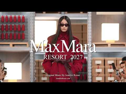Video MAX MARA Resort 2027 Runway Show | Shanghai, China | Original Music by Jennifer Rouse
