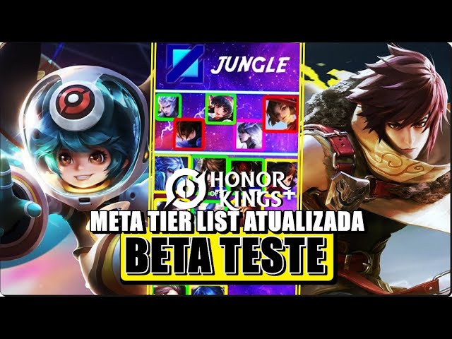 ATUALIZADO] OS 5 MELHORES CAMPEÕES DE CADA ROTA NO HONOR OF KINGS! TIERLIST  NOVEMBRO 2022 