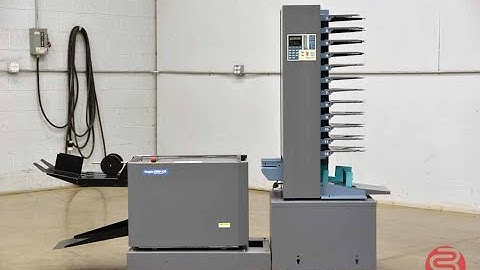 Duplo DBM-120 Booklet Making System w/ 12-Bin Collating Tower