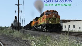 Train Simulator 2017 - DASH9 Adriana County