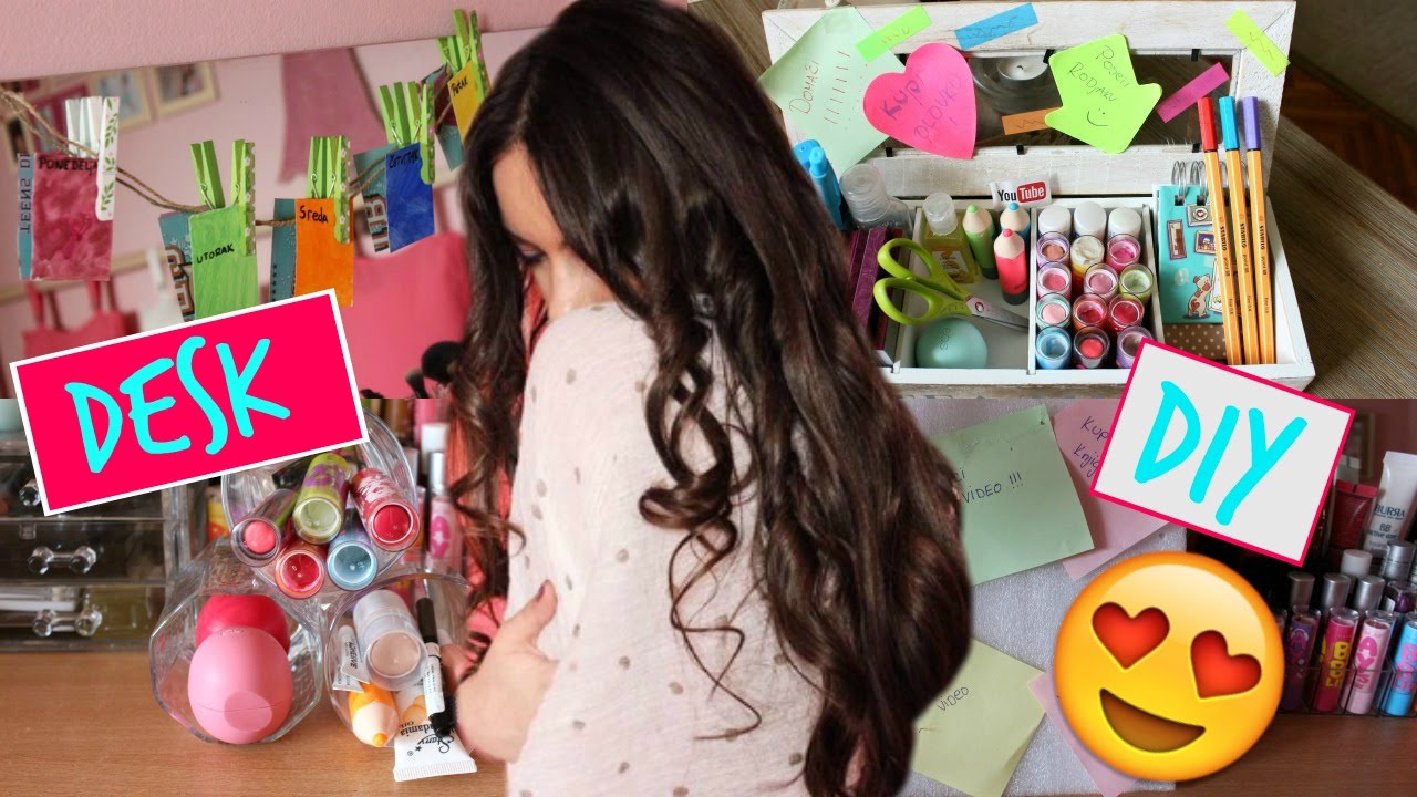 DIY Desk Organization Ideas - YouTube