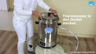 Pasteurizer MILKY 50 Liter with mixer - Milk Processing - Ukal