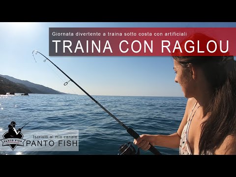 Giornata divertente a traina sotto costa con Raglou