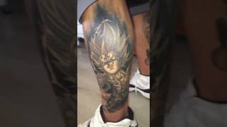 My Majin Vegeta tattoo by Laura Underskin (Paris, France) My Majin Vegeta tattoo by Laura Underskin (Paris, France)