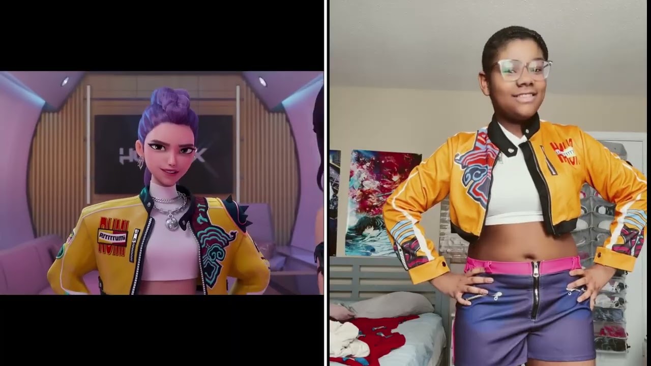 Recreating Rumi’s moves in How It’s Done 