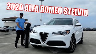 2020 Alfa Romeo Stelvio Review | SUV that gets attention | Will golf clubs fit?