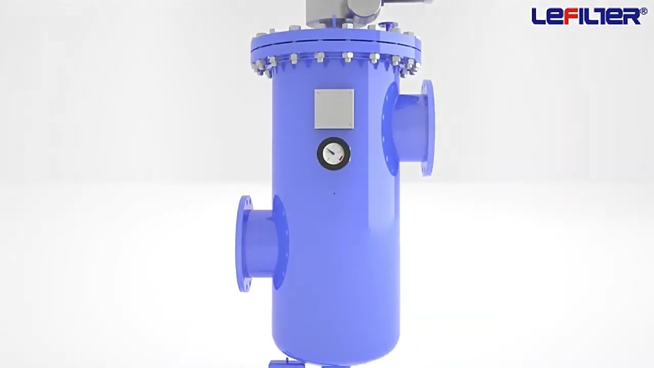 Working principle of self-cleaning filter