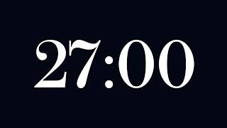 Famous 27 Minute Timer ⏳ with no music Profile