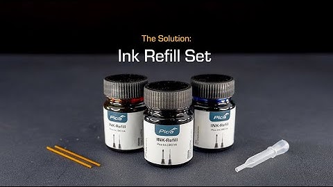 Pica Ink Refill Set – How to use