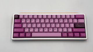 Wooting 60HE V2 in GT-60 Case typing with Gateron Jade Pro