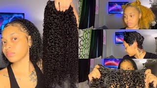 TOTAL HAIR TRANSFORMATION 😱😍| COLOR AND STYLE | beginning to end| ft: CURLSQUEEN HAIR 😍