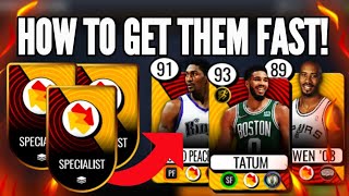 HOW TO GET SPECIALISTS MASTERS FAST FOR FREE!!! OPENING SPECIALISTS PACKS!!! NBA LIVE MOBILE 22