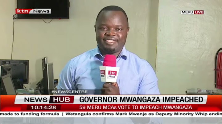 Meru Governor Mwangaza's supporters react to her second impeachment