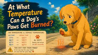 At What Temperature Can a Dog's Paws Get Burned?