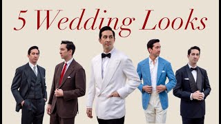 5 Groom Outfits Based on 5 Wedding Venue Ideas -- Wedding Outfit Inspiration for the Groom