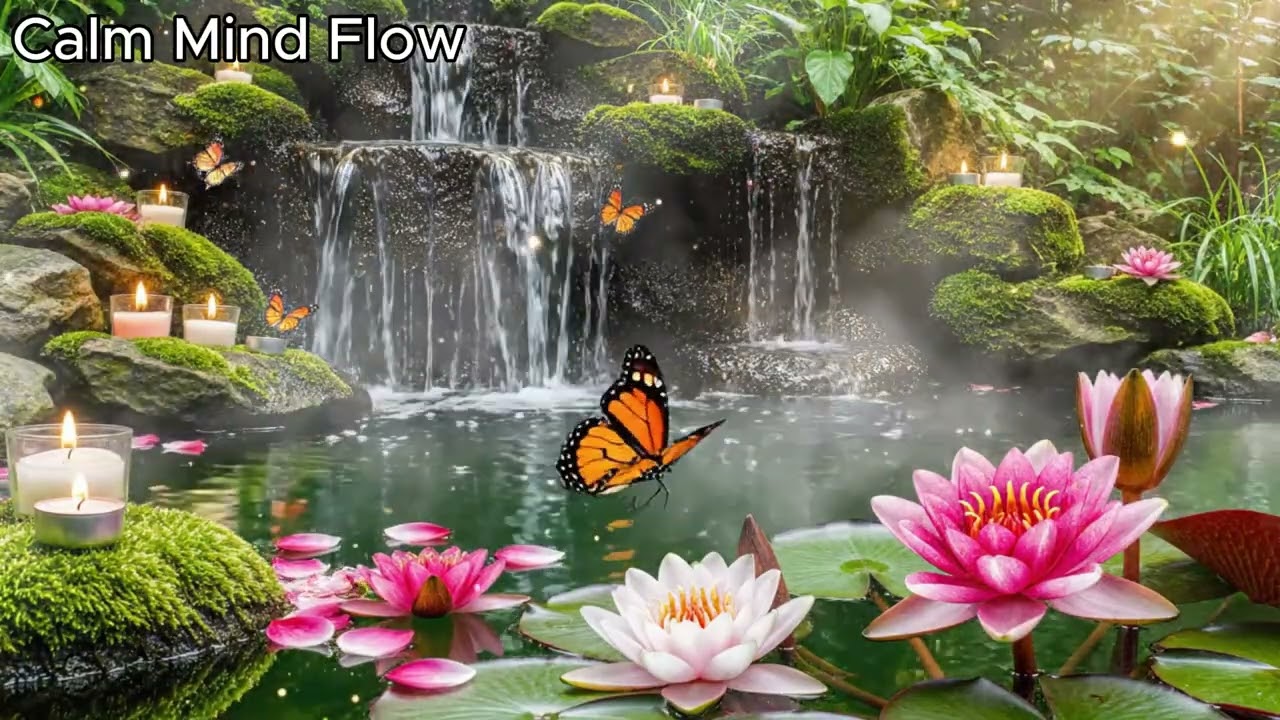 Whispering Water Flow 💧 Deep Relaxation Sounds for Yoga & Meditation | Calm Mind Flow