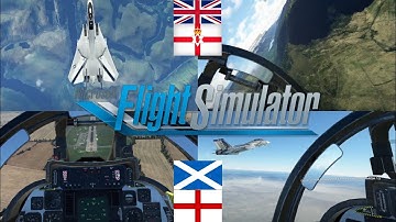 UK Military Hops Group F14 Flight in VR - Microsoft Flight Simulator - with SizzlingPopcorn