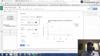 Potato Lab How to add a line of best fit