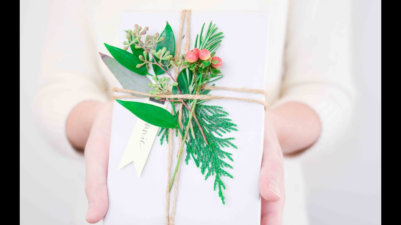Holiday Wrapping- Classic Minimalist Style watercolor brands