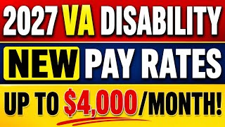 2027 VA Disability Pay Rates: Your New Monthly Check Could Be Near $4,000