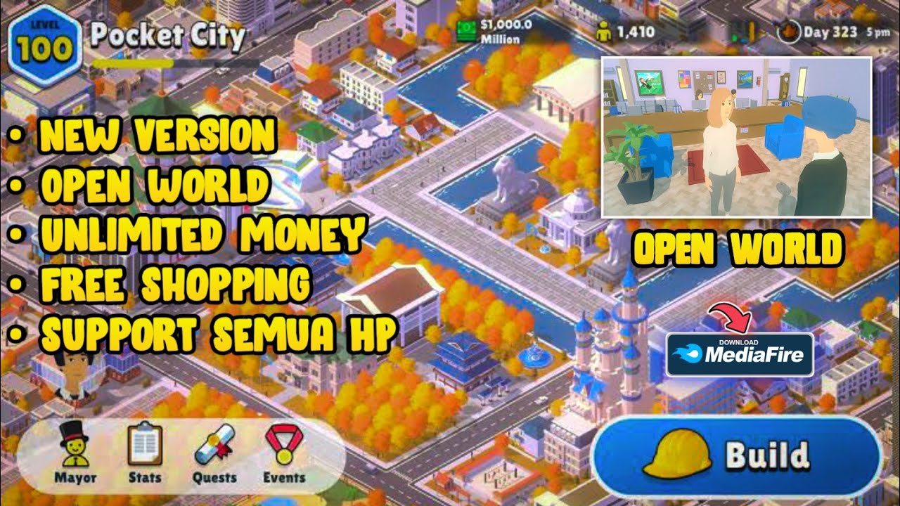 Game Simulasi Kota Offline Terbaik Download Game Pocket City 2 Mod