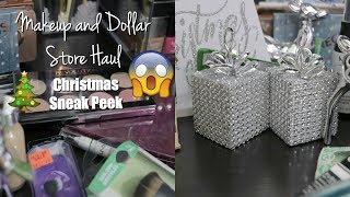 Makeup and Dollar Store Haul | Christmas Sneak Peek