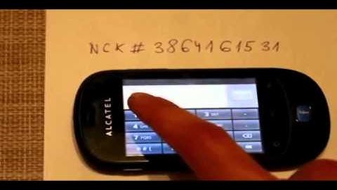 How To Unlock Alcatel One Touch 908f by Unlock Codes for Any Carrier, Any Model.