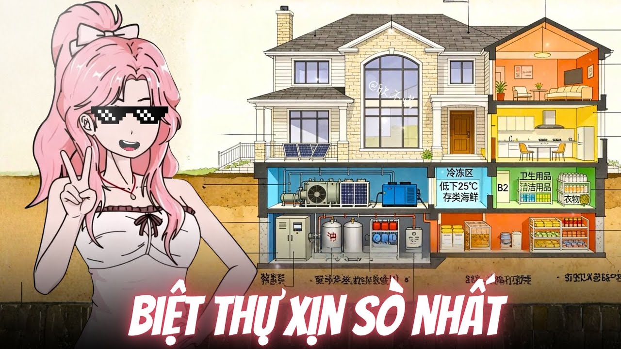 (Full Version) Chi Tiền Tỉ Xây Lên Biệt Thự Kiên Cố Nhất Khi Đại Họa Băng Giá Ập Đến - TIểu Mộng RV