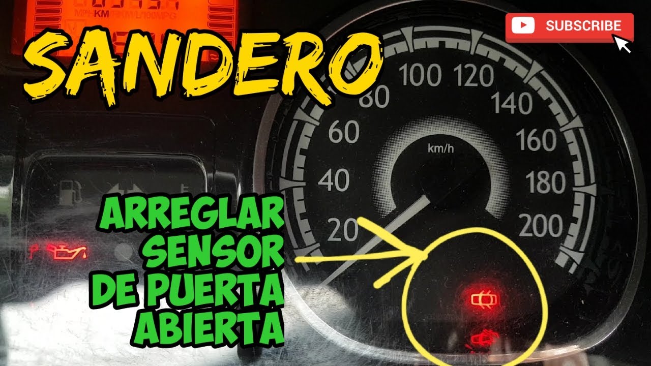 SANDERO | ARREGLAR SENSOR DE PUERTA ABIERTA