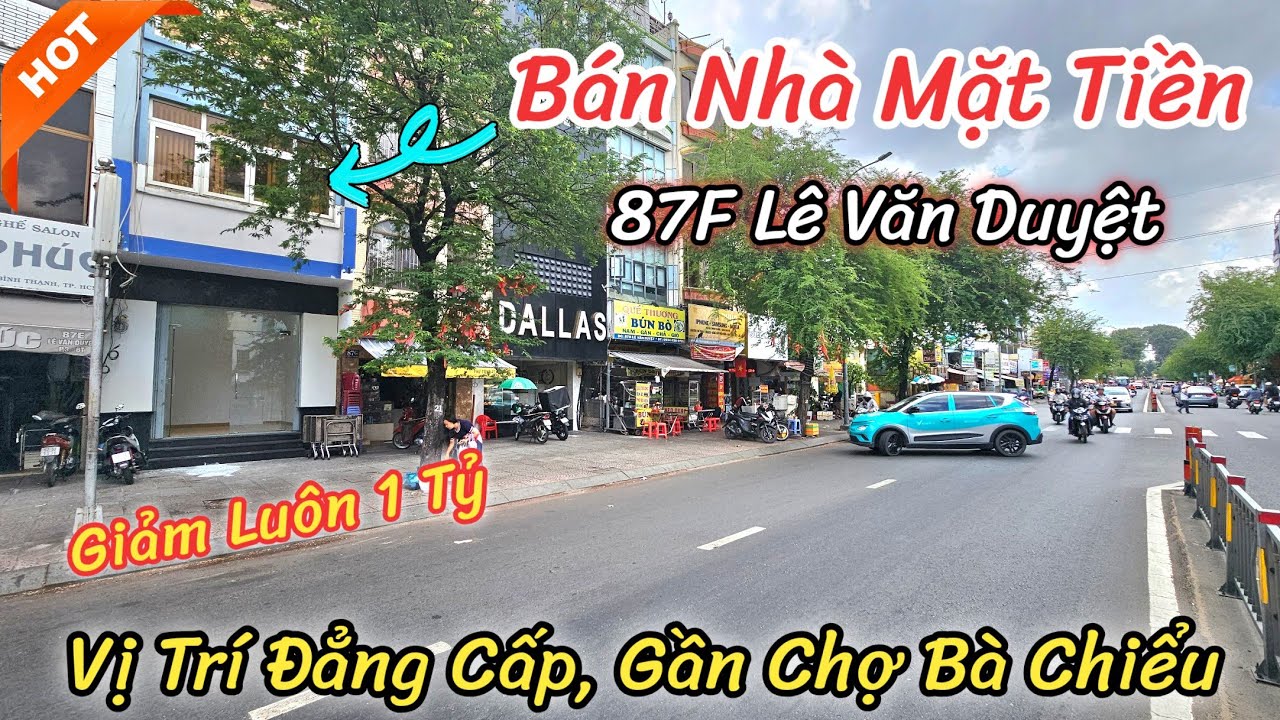 Giảm Luôn 1 Tỷ | Bán Nhà Mặt Tiền Lê Văn Duyệt | Vị Trí Kinh Doanh Gần Chợ Bà Chiểu