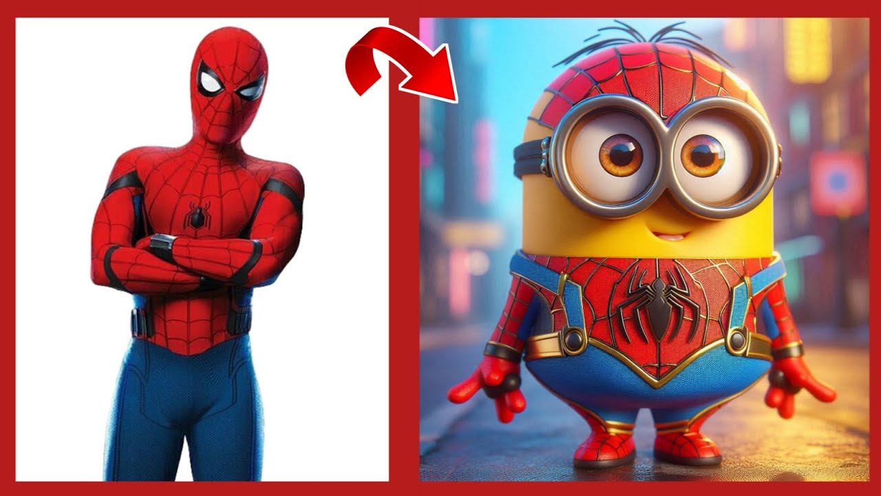 Superheroes But Minion Version 🔥 | All Characters (MARVEL & DC) 2025