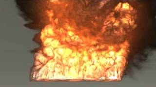 Cool FumeFx fire testrender (3ds max 2010 + FumeFX v1.2)