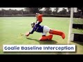 Goalie tutorial baseline interception  hockey heroes tv