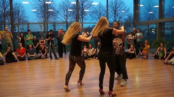 00204 BDF2017   ACD with Joanna and Sarah with Marcelo ~ video by Zouk Soul