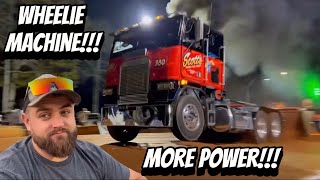 Intense Semi Truck Pulling!!! High Power!!!