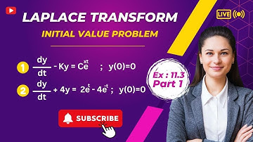 Initial Value Problem using Laplace Transform /Exercise 11.3/part 1/mathematical Methods