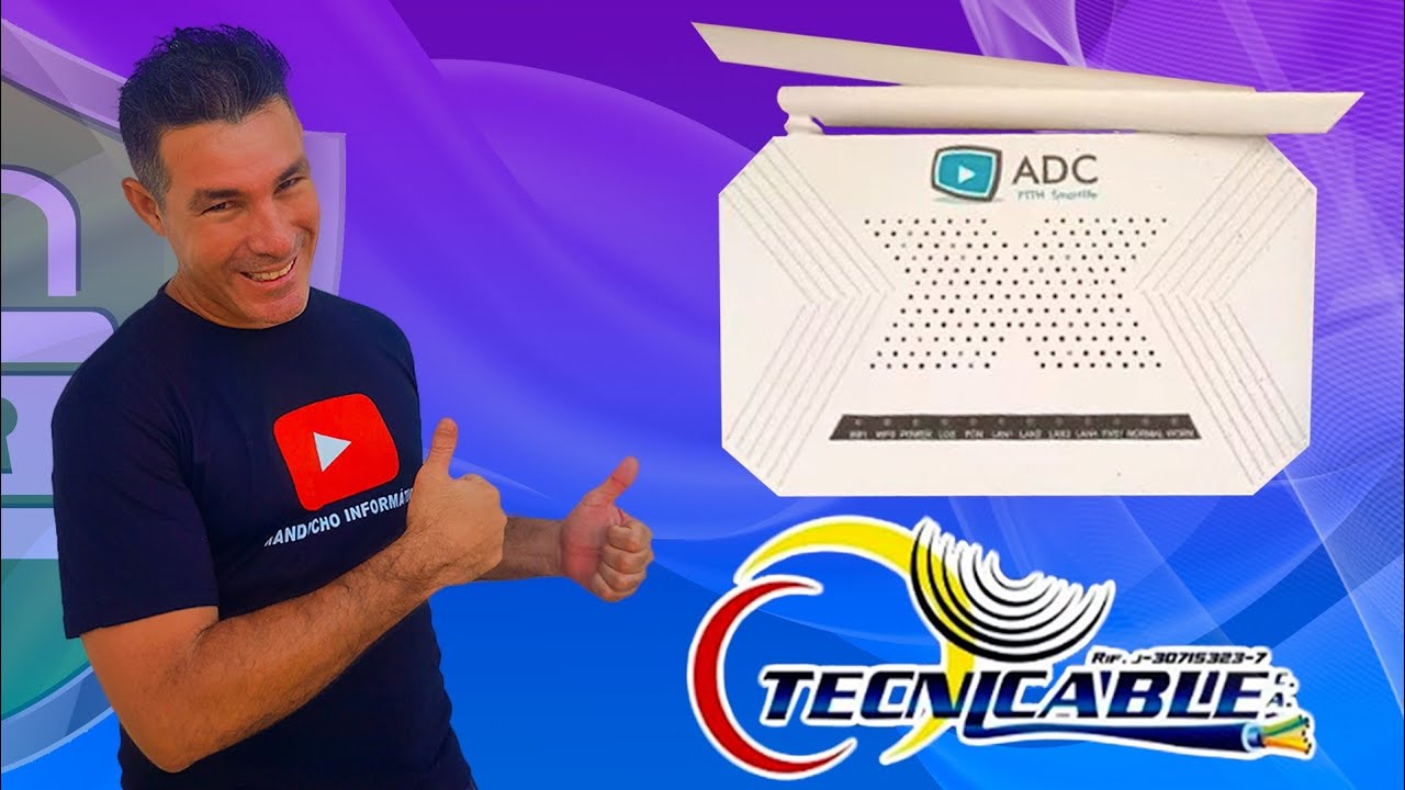 🔐 Cambia la Contraseña y El Nombre de tu Red WiFi, Router ADC 2001WT ...
