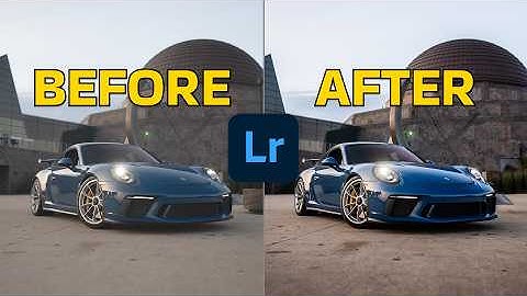 How To Edit Car Photos in Lightroom