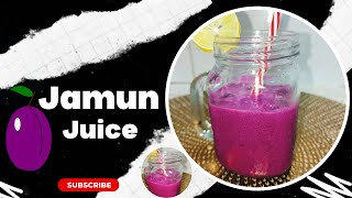 Jamun Juice Recipe | Black Plum Juice | Refreshing Java Plum Juice .