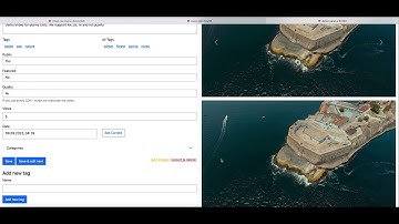 Demo of Admin Panel for Bunny CMS: Main Site and Content Site