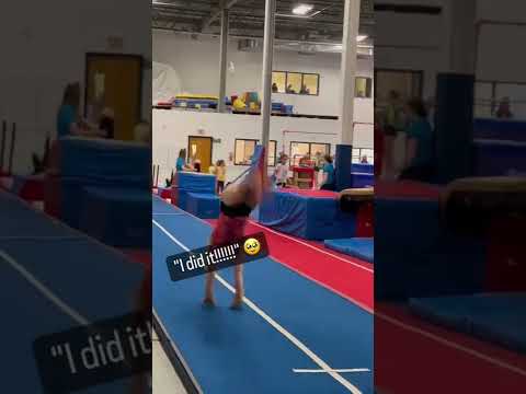 This Young Gymnast KILLED This 🤯🙌🏽 #shorts