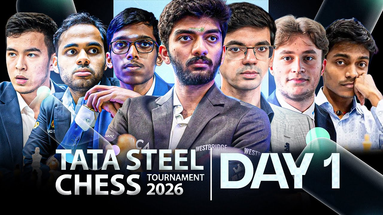 Tata Steel Chess Masters 2026 | Day 1 | Vertical stream