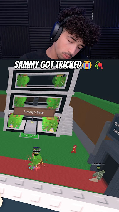 SAMMY GOT TRICKED😭🥀 #roblox #stealabrainrot