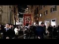 Processione Immacolata in via del Corso organizzata dall'istituto ICRSS