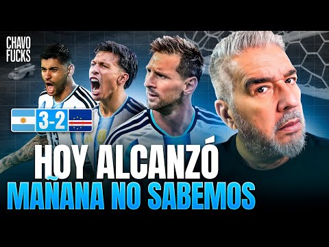 THIS WAS THE WORST GAME OF THE SCALONI ERA. ARGENTINA NEEDED 120 MINUTES TO BEAT CAPE VERDE.