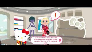 Cửa hàng thời trang của mèo Hello Kitty | Game thời trang bạn Gái screenshot 2