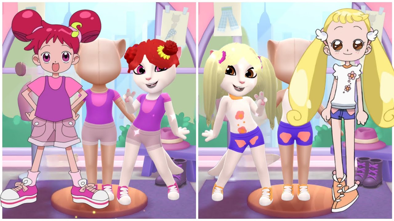 Doremi Harukaze 🆚 Hana Makihatayama Ultimate Makeover Cosplay ✨ | My Talking Angela 2