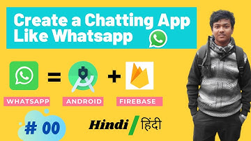 #00 Create an Chatting Application in Android Studio Like WhatsApp in Hindi  😎 #Android_studio #what
