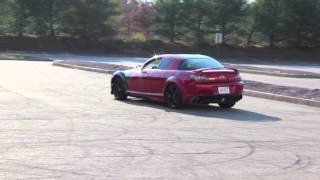 Carbon Fiber RX8 DRIFTING in parking lot 1080p
