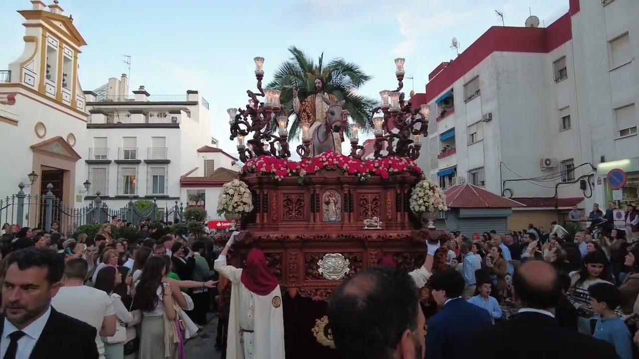 DOMINGO DE RAMOS PILAS 2025,HDAD DE LA BORRIQUITA,ALMA DE DIOS,PILAS 13 ABRIL 2025,NENO1957HUEVAR
